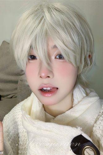 Alice Garden White Golden Prince Wig