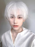 Alice Garden Natural Puffy White Prince Wig