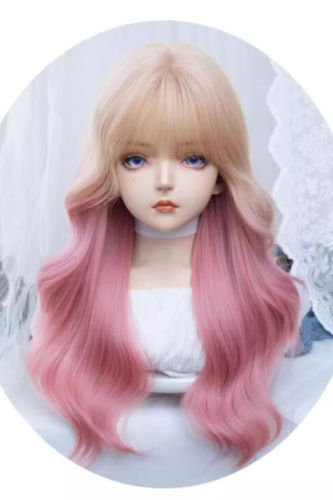 Alice Garden Pink Ombre Princess Wig 66cm