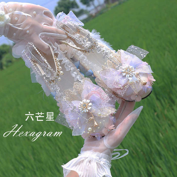 Hexagram Flower Fairy Wedding Lolita Shoes