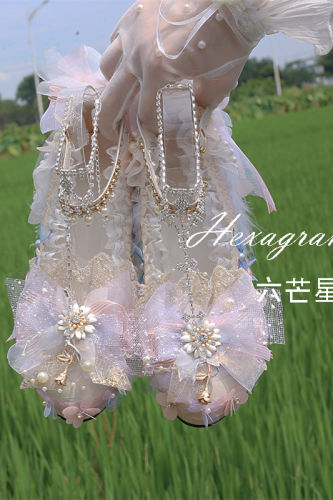 Hexagram Flower Fairy Wedding Lolita Shoes