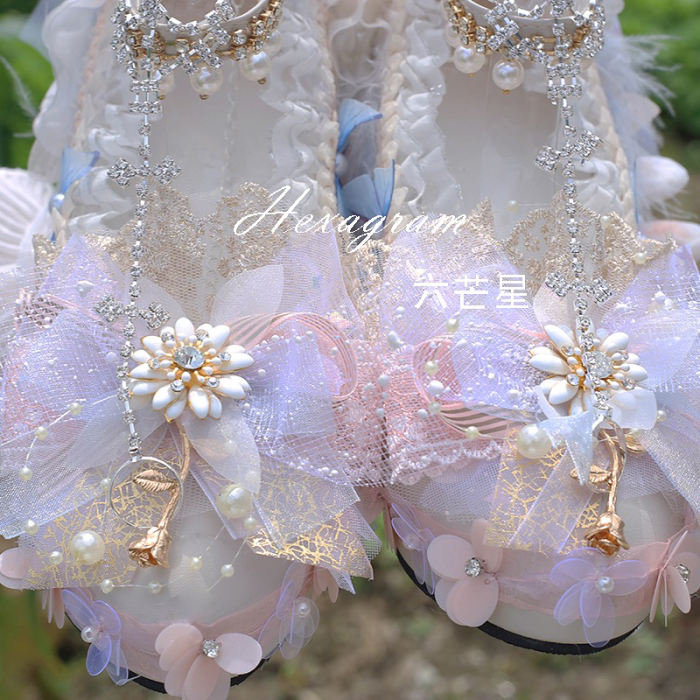 Hexagram Flower Fairy Wedding Lolita Shoes
