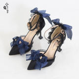 Pointed Toe Floral Lolita Heels Shoes