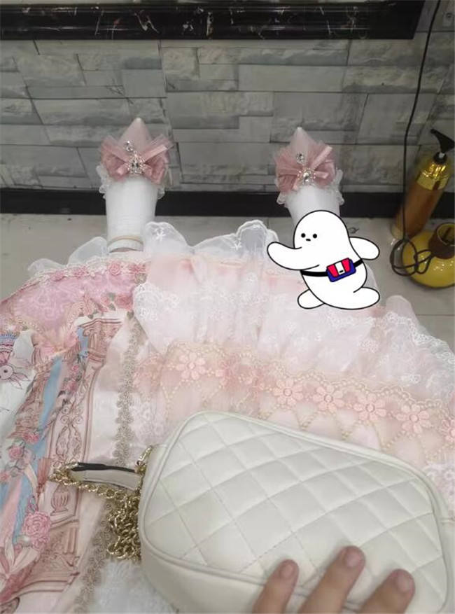 Pink Pointed Toe Lolita Heels Shoes