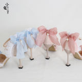 Pointed Toe Floral Lolita Heels Shoes