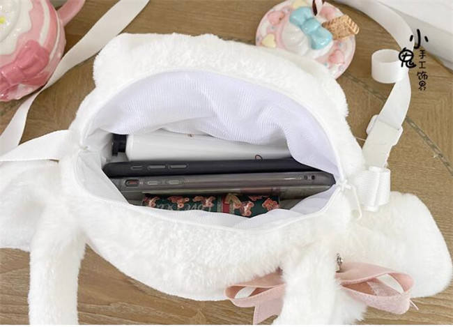 Cinnamoroll Bow Plush Bag