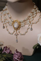 Imitation Pearl Necklace Lolita accessories