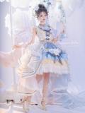 Hexagram Fairy Vine Champagne Heels Shoes