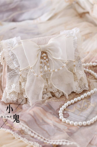 Beige Lace Tea Party Lolita Bag