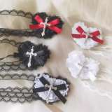 Lace Cross Gothic Eyepatch