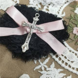 Lace Cross Gothic Eyepatch