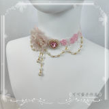 Flowers Beadchain Lolita Choker