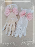 Lace Bow Thin Bridal Gloves Lolita Accessories