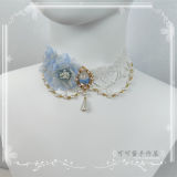 Flowers Beadchain Lolita Choker