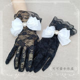 Lace Bow Bridal Gloves Lolita Accessories