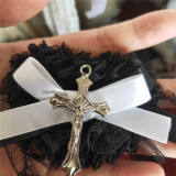 Lace Cross Gothic Eyepatch