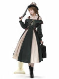 Traveler Off Shoulder Long Sleeves Lolita Dress and Blouse