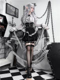 Dark Black Halloween Ouji Lolita Set Size S In Stock