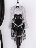 Dark Black Halloween Ouji Lolita Set