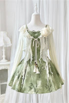Bamboo Poetry Han Style Jumper Dress and Bolero