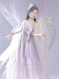 Chinese Han Style Purple Fairy Dress