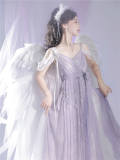 Chinese Han Style Purple Fairy Dress