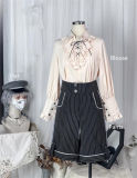 Castle Too King's College Stripe Lolita Skirt, Cape, Blouse and Ouji Set