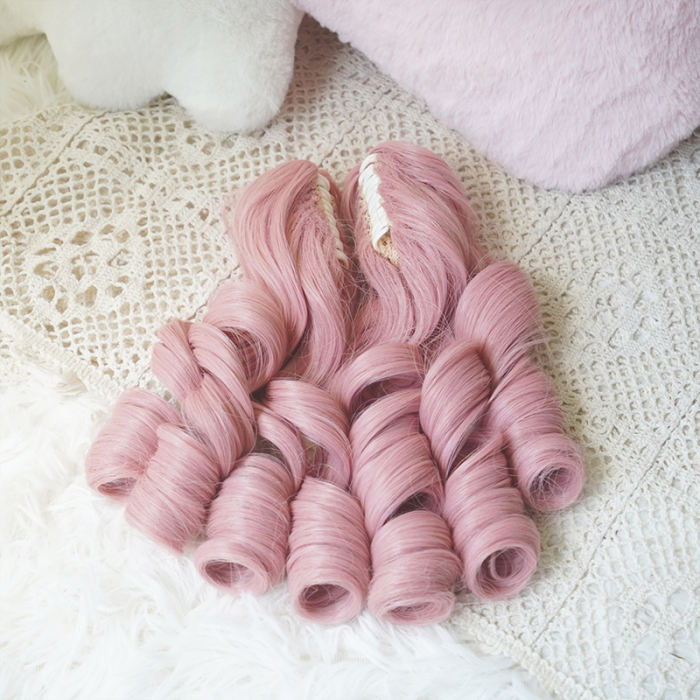 Yuchashui Bobo Short Wigs and Curly Wigs Ponytail