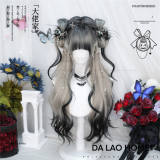 Dalao Home Black White Ombre Lolita Wig