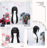 Dalao Home Face Framing Short Hair Long Straight Wig