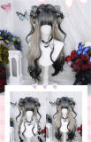 Dalao Home Black White Ombre Lolita Wig