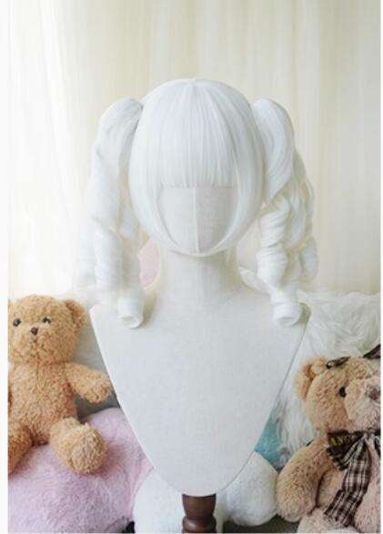 Yuchashui Bobo Short Wigs and Curly Wigs Ponytail