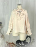 Castle Too King's College Stripe Lolita Skirt, Cape, Blouse and Ouji Set