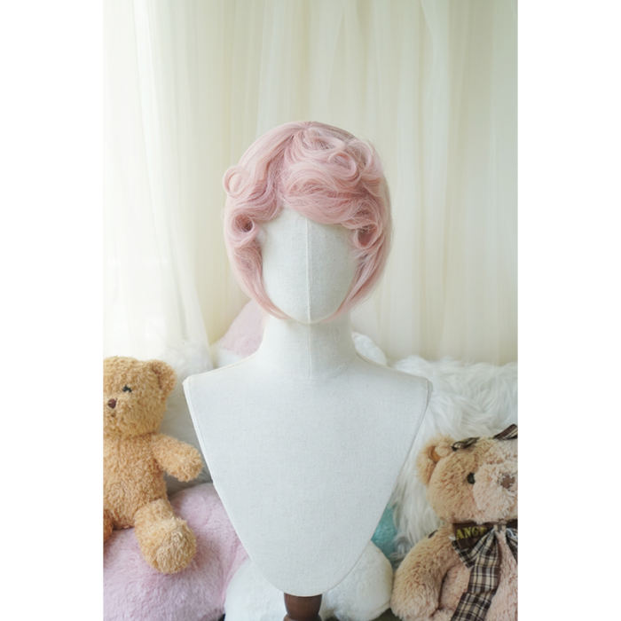 Yuchashui Bobo Short Wigs and Curly Wigs Ponytail