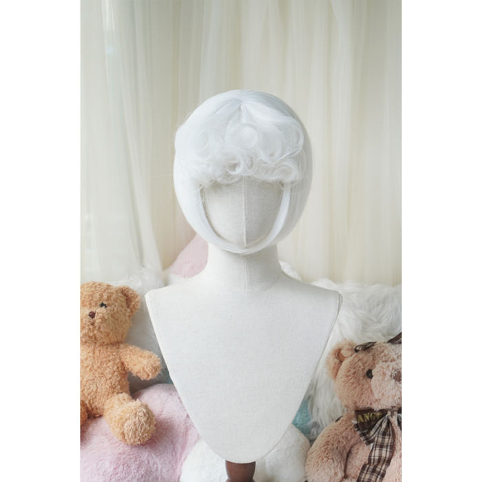 Yuchashui Bobo Short Wigs and Curly Wigs Ponytail