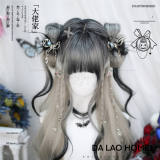 Dalao Home Black White Ombre Lolita Wig