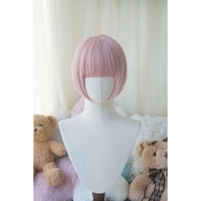 Yuchashui Bobo Short Wigs and Curly Wigs Ponytail