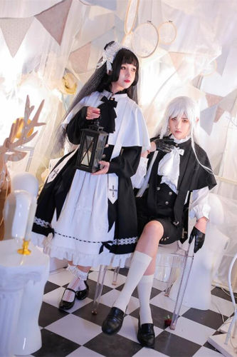 Castle Too Holy College Lolita Skirt, Blouse, Pants and Cape