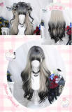 Dalao Home Black White Ombre Lolita Wig