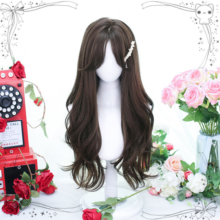 Dalao Home Eight-figure Fringe Long Curly Lolita Wig