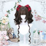 Dalao Home Leia Short Wig and Curly Ponytails