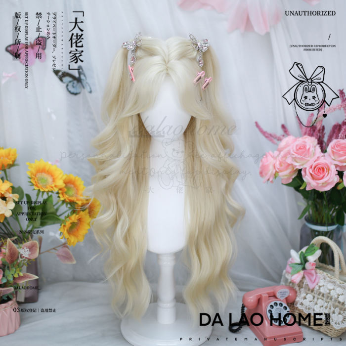 Dalao Home Long Curly Princess Wig