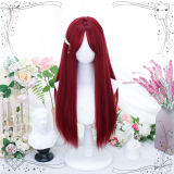 Dalao Home Eight-figure Fringe Long Straight Lolita Wig