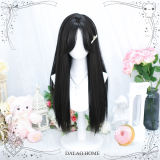 Dalao Home Eight-figure Fringe Long Straight Lolita Wig