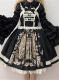 Nnstar Black Hime Sleeves Lolita Blouse and Necktie