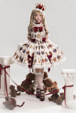 Nnstar Coronation Stars Classic Lolita Dress, Crown, Headbow and Choker