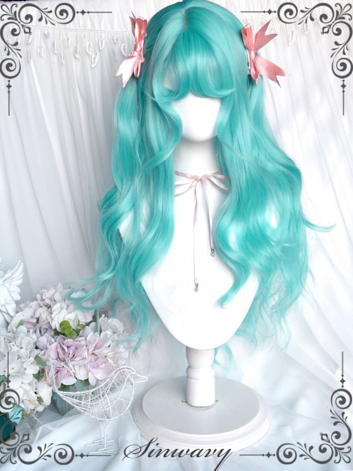 Super Sweet Mint Hatsune Miku Cosplay Wig
