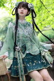 Pandas and Bamboo Theme Chinese Hanfu Set