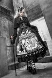 Bone Theatre Gothic Lolita Skirt, Blouse, Corset and Train