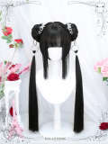 Dalao Home Short Hime Wig and Ponytails